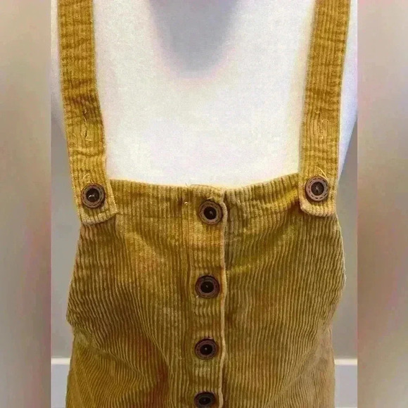 Forever 21 size small Tan corduroy mini dress with pockets - Picture 5 of 10